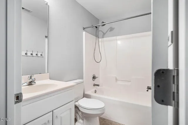 a view of small space with racks on the wall