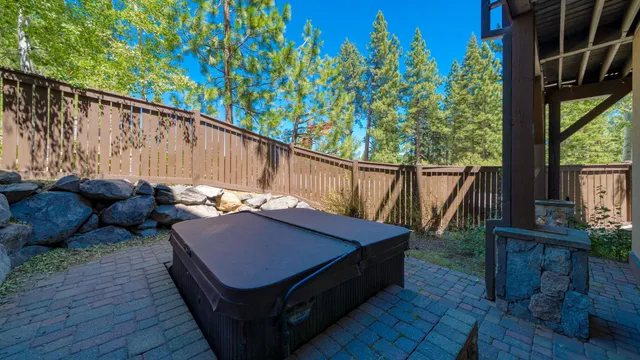 a view of a lake in front of the house