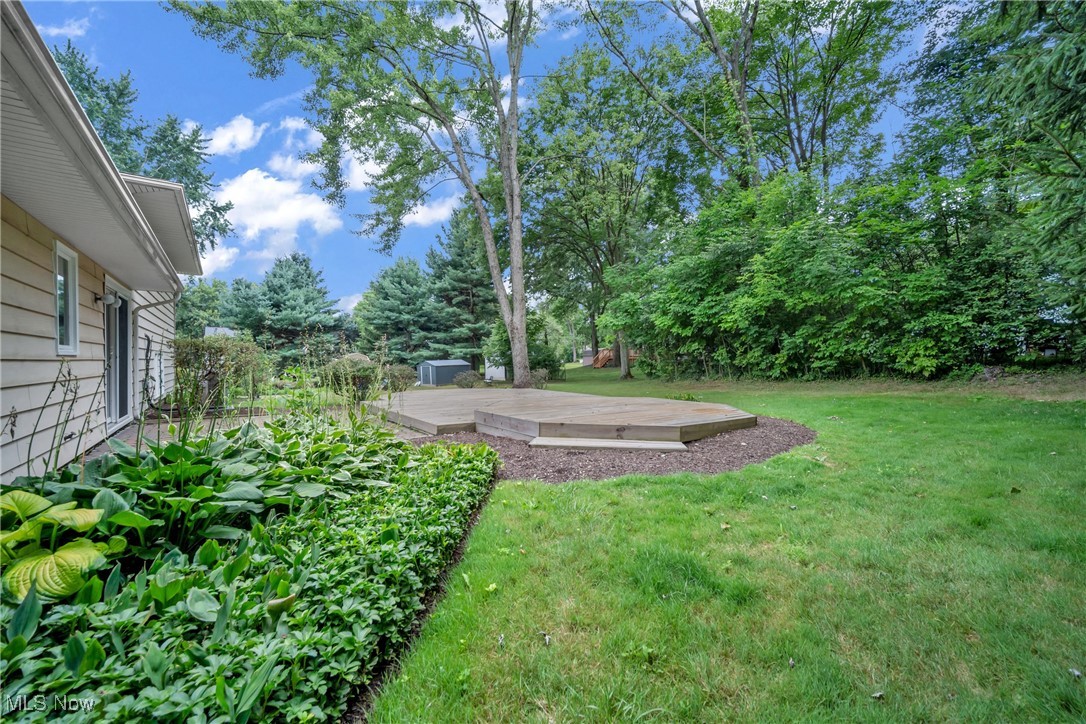 5910 Som Center Road Solon, OH 44139 - Photo 32 of 50 View of yard with a deck