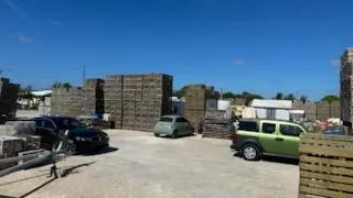 a view of a street with cars