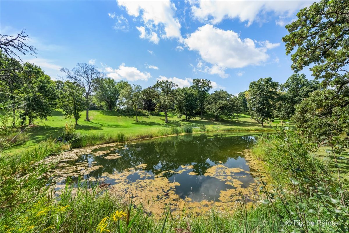 6111 Ridgeview Drive Huntley, IL 60142 - Photo 24 of 54 a view of a lake with a big yard