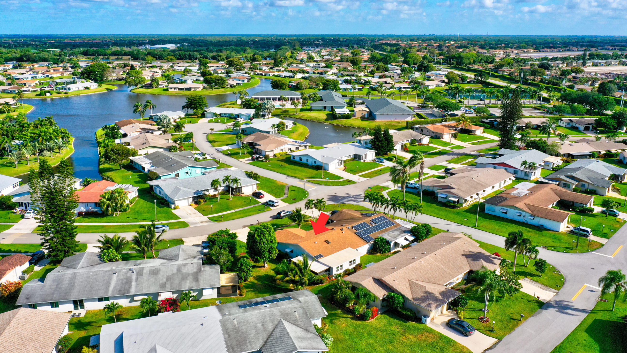 6088 Dusenburg Road Delray Beach, FL 33484 - Photo 34 of 40 Arial View of the House