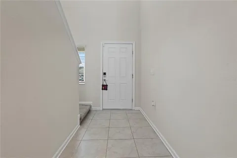 a view of room with white walls