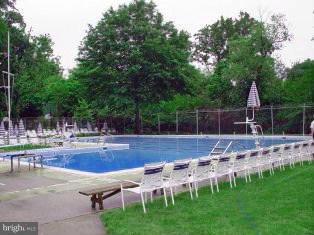8 Aintree Road Towson, MD 21286 - Photo 26 of 27 a view of a swimming pool with lawn chairs and plants