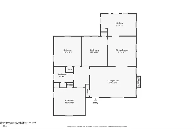 $159,000 | 541 North Daughtry Street, Rocky Mount, NC 27801