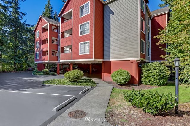 a front view of a multi story residential apartment buildings