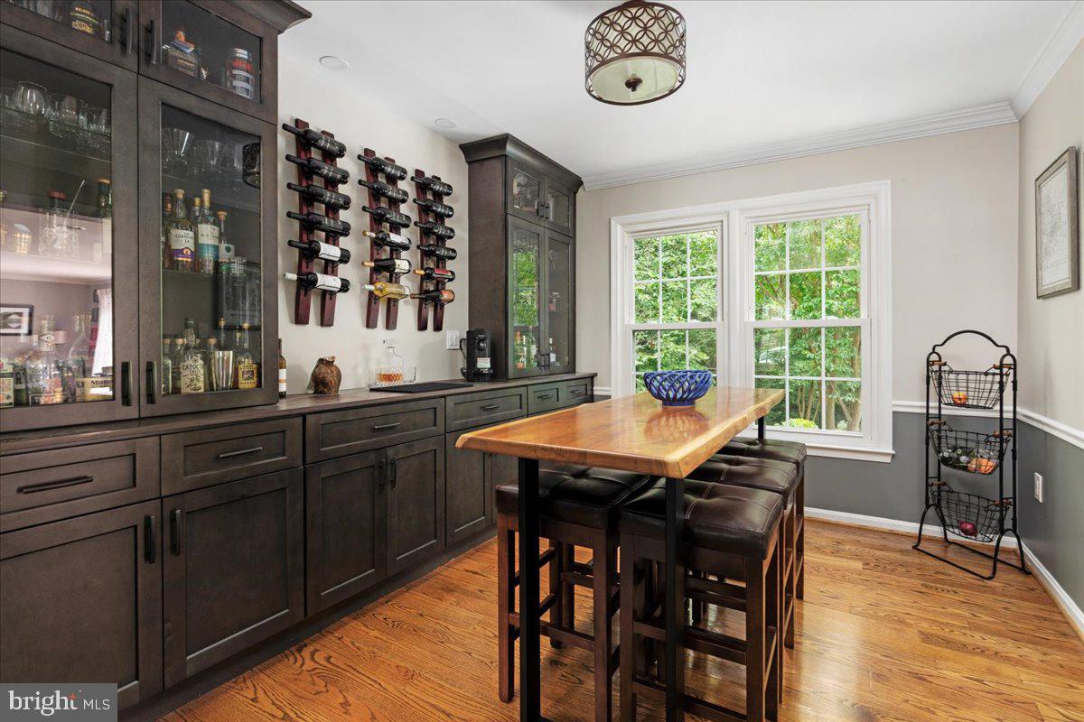 8201 Running Creek Court Springfield, VA 22153 - Photo 26 of 63 Custom Bar in the separate dining room