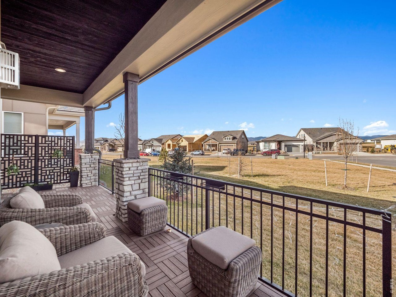 3051 Newfound Lk Road Berthoud, CO 80513 - Photo 33 of 36 a view of a balcony with couches