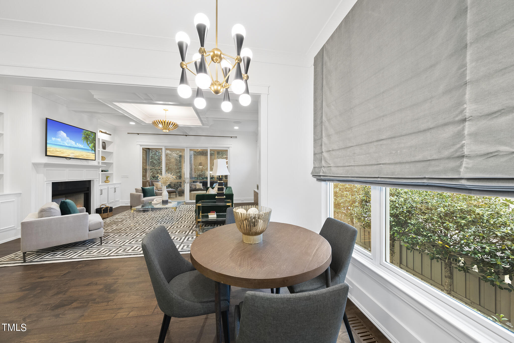 115 Edenburgh Road Raleigh, NC 27608 - Photo 16 of 50 a view of a dining room with furniture window and outside view