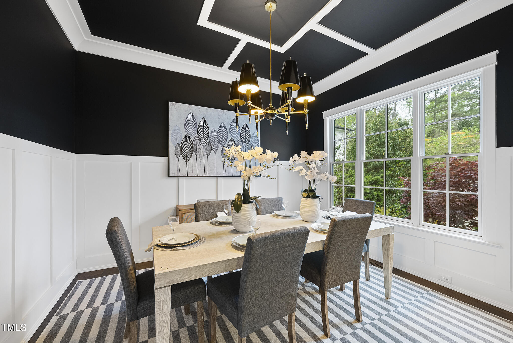 115 Edenburgh Road Raleigh, NC 27608 - Photo 6 of 50 a view of a dining room with furniture window and outside view