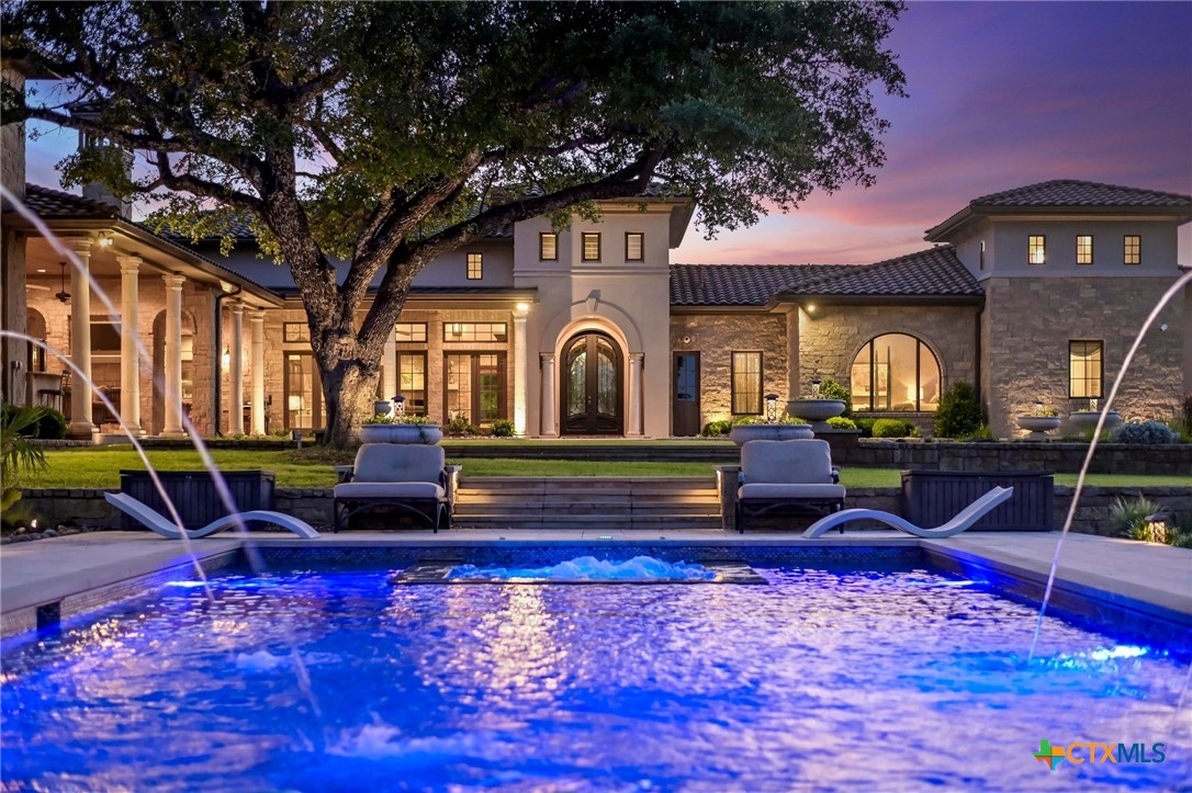 a house view with a sitting space