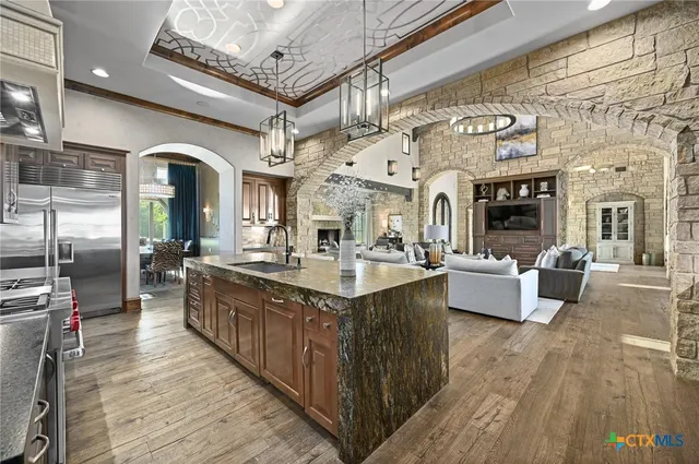 a room with furniture and a window