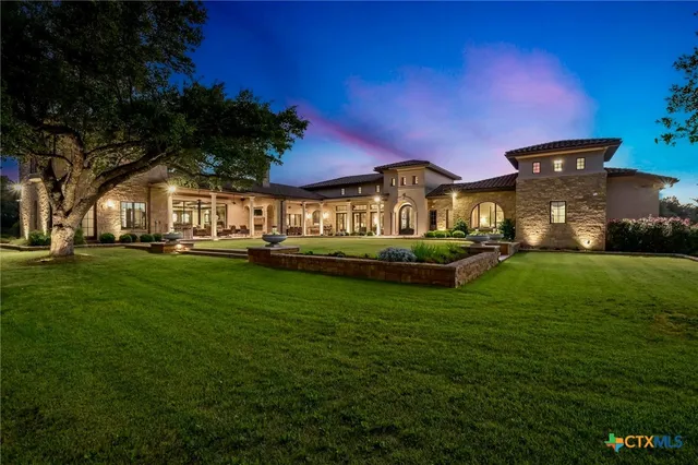 a front view of a building