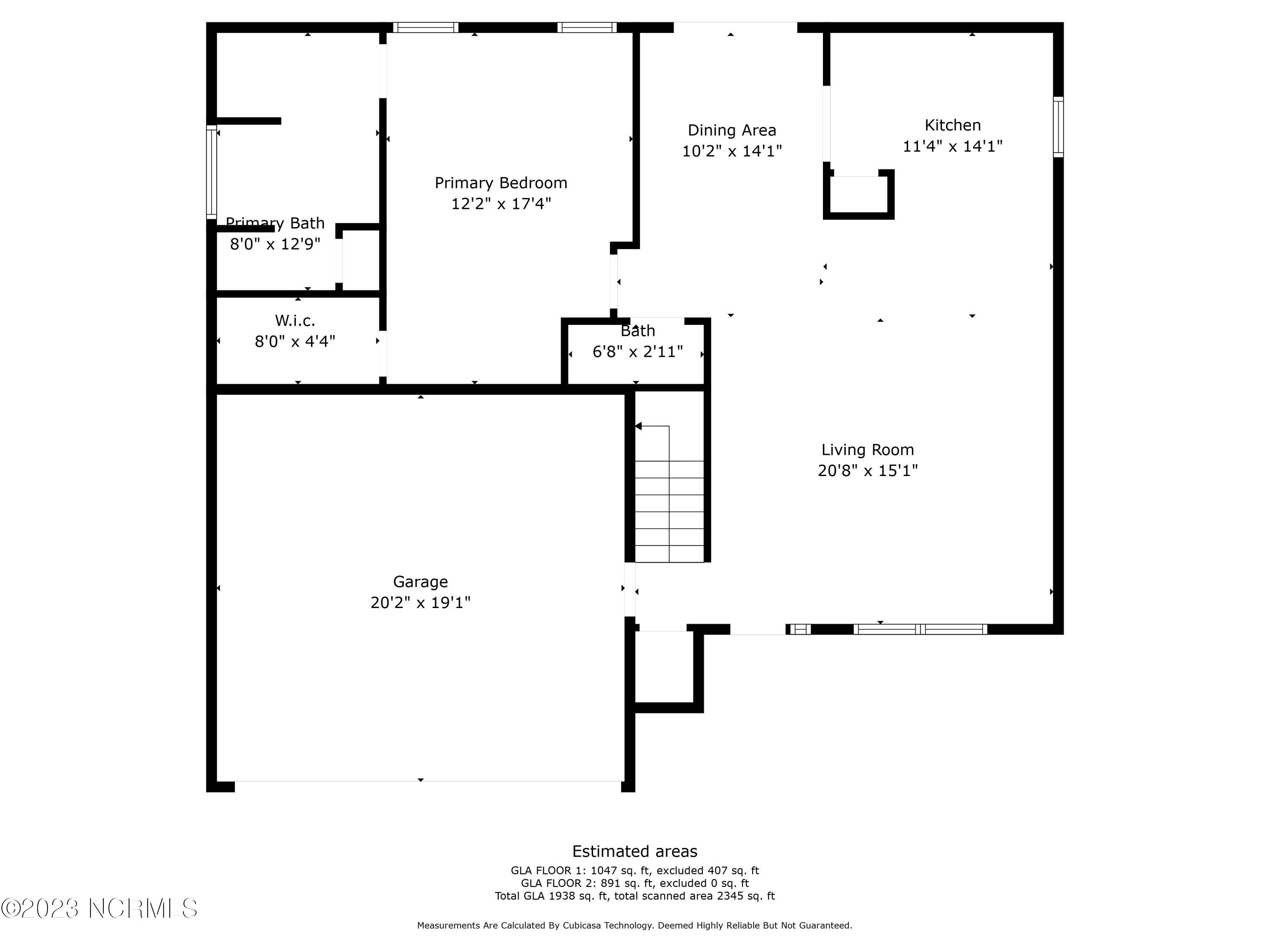 206 Murifield Drive Jacksonville, NC 28540 - Photo 57 of 57 2-Floorplan #2
