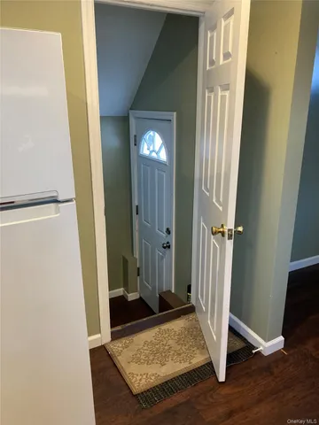 a view of front door of the house