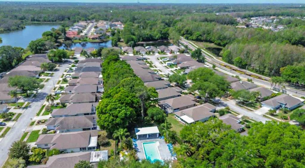 1020 Trafalgar Drive New Port Richey, FL 34655 - Photo 36 of 41 an aerial view of multiple house