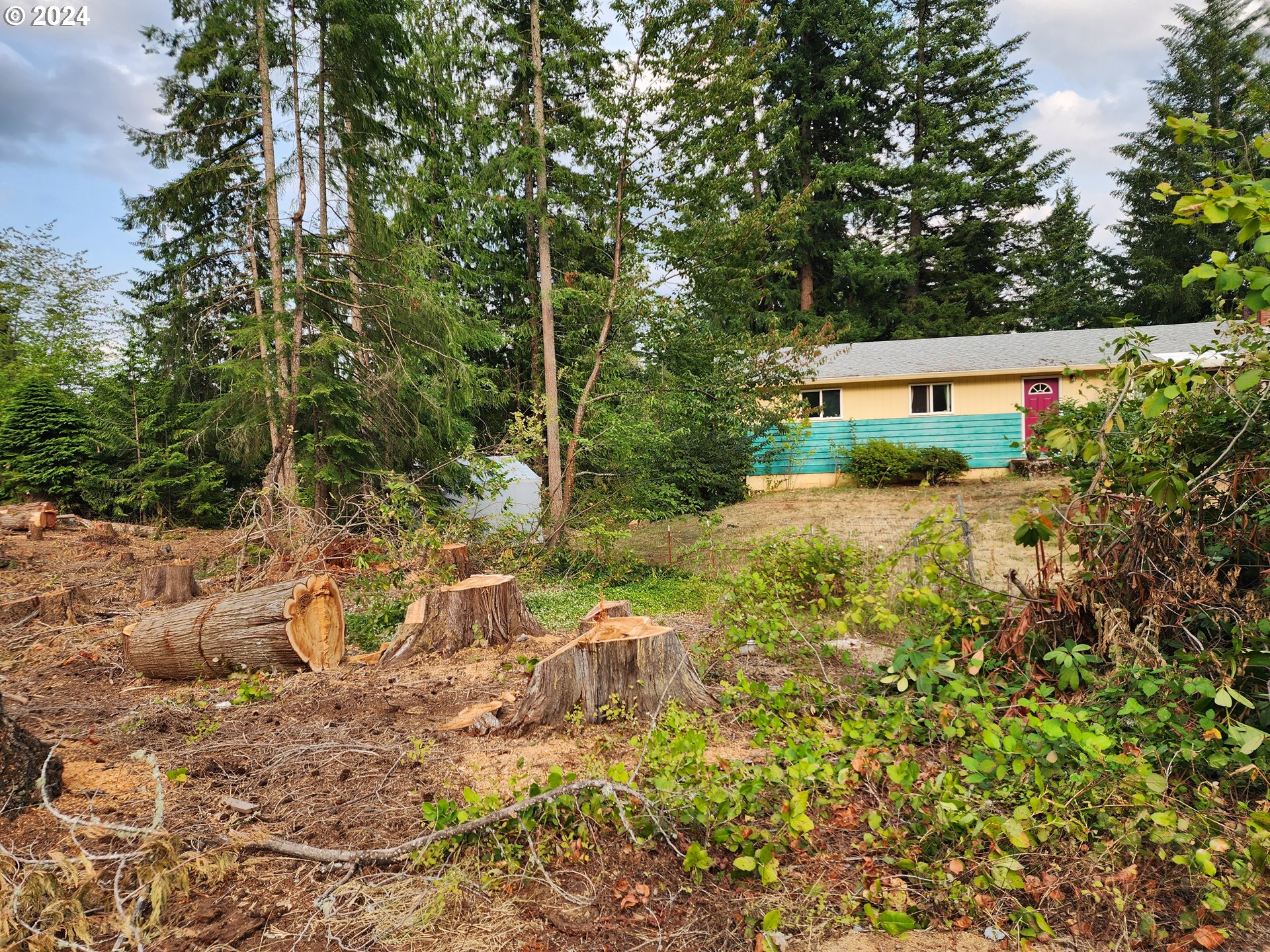24361 South Upper Highland Road Colton, OR 97017 - Photo 16 of 47 a backyard of a house with lots of green space
