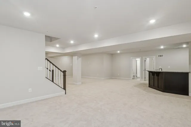 a view of an empty room