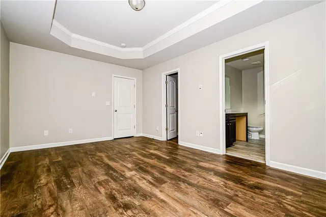 a view of an empty room