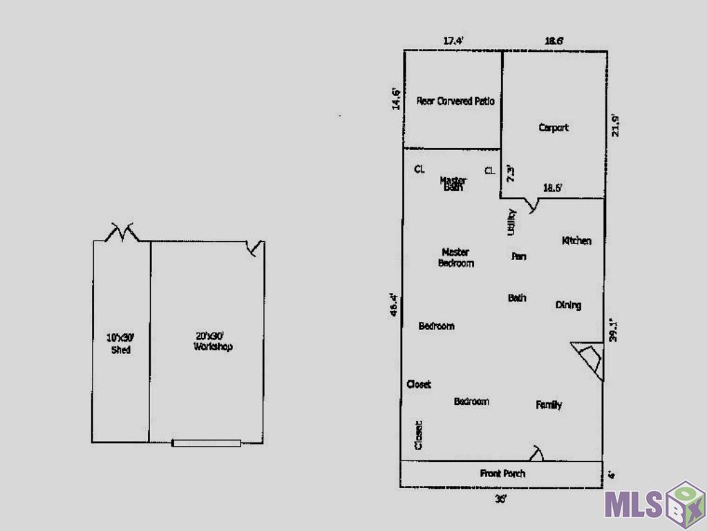 38152 H Armond Road Geismar, LA 70734 - Photo 26 of 26 Floor Plan Layout