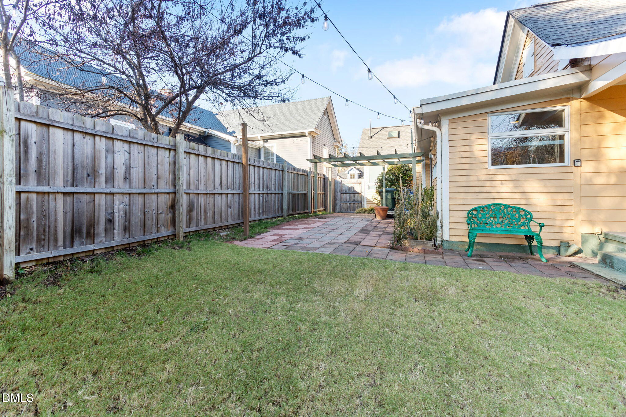 709 West North Street Raleigh, NC 27603 - Photo 39 of 42 a view of a backyard with a house