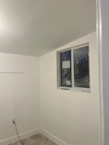 a small space with a window