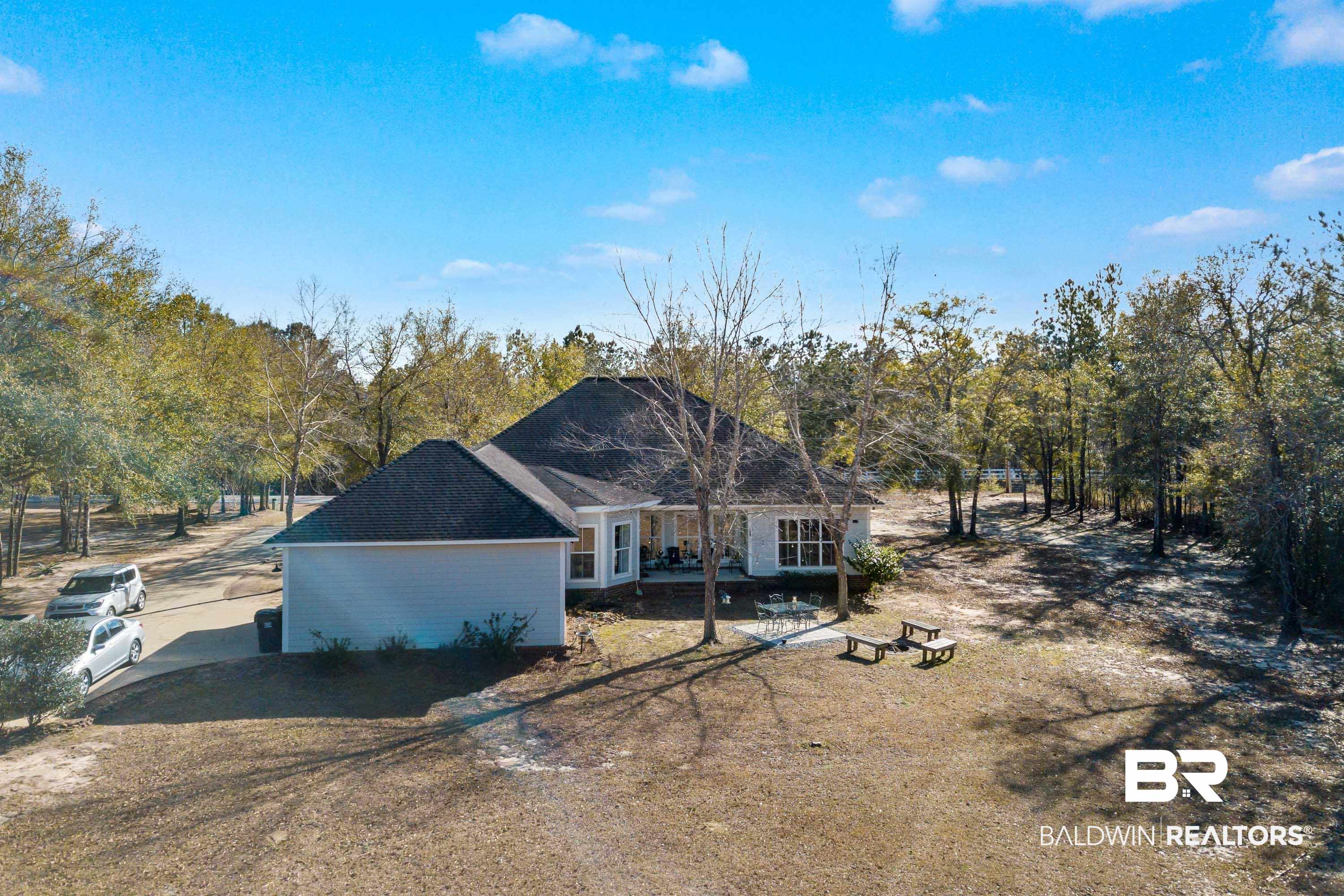7875 Bromley Road Bay Minette, AL 36507 - Photo 35 of 39 drone footage of back of home