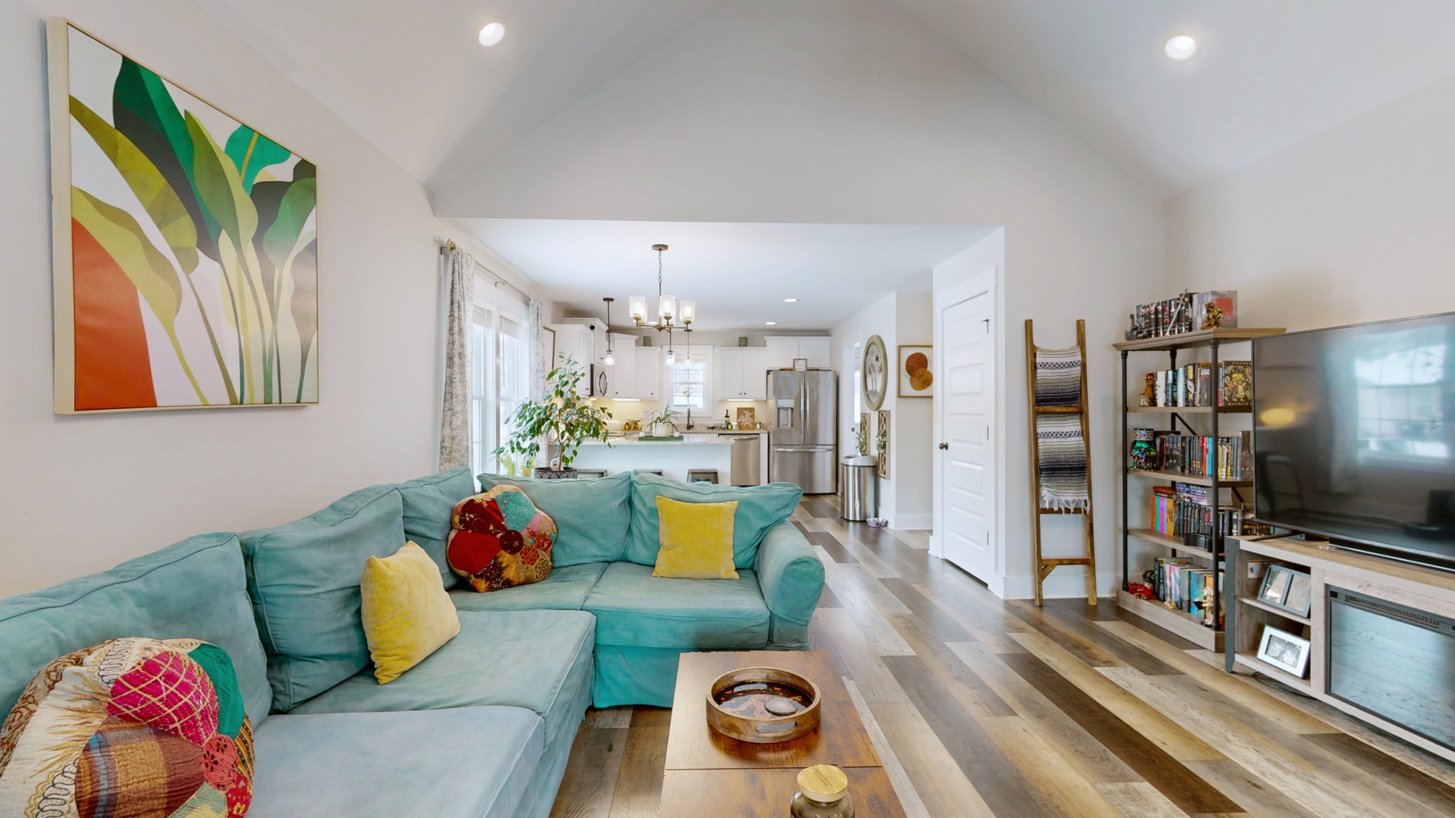 1093 Main Street Greenbrier, TN 37073 - Photo 3 of 26 a living room with furniture and a flat screen tv