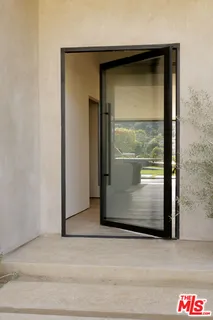 a view of front door