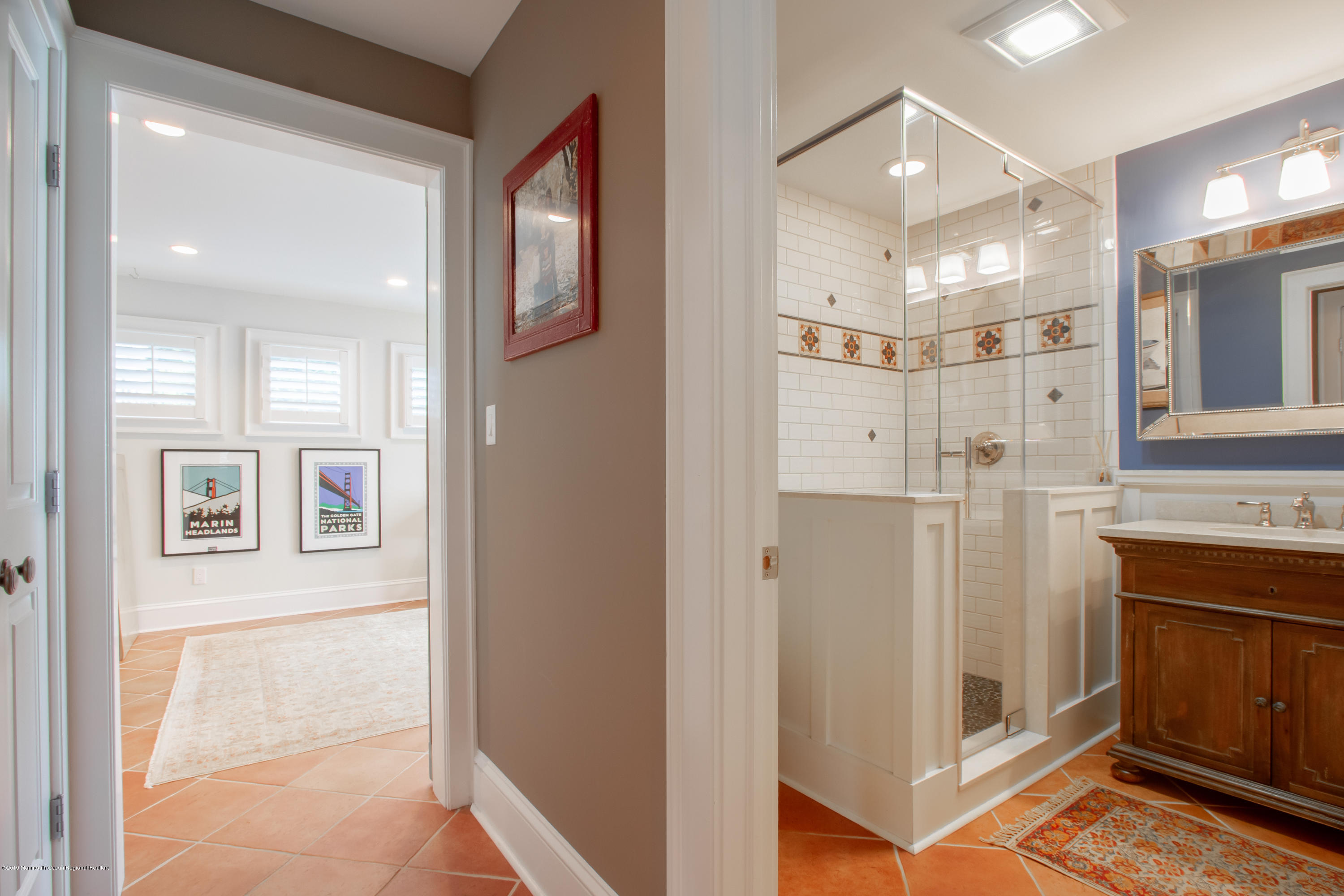 88 1/2 Rumson Road Rumson, NJ 07760 - Photo 20 of 37 First floor bath and den