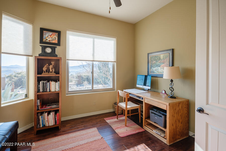 1594 Rustling Wind Place Prescott, AZ 86301 - Photo 15 of 47 a view of a workspace with furniture and a window