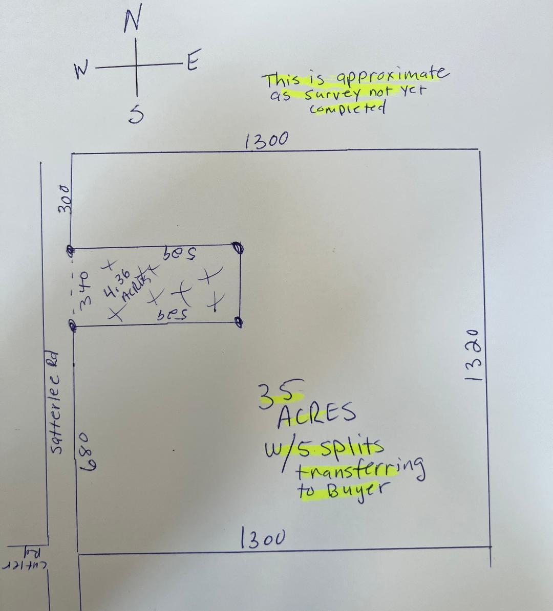 11148 North Satterlee Road Lakeview, MI 48850 - Photo 5 of 5 SATTERLEE MAP