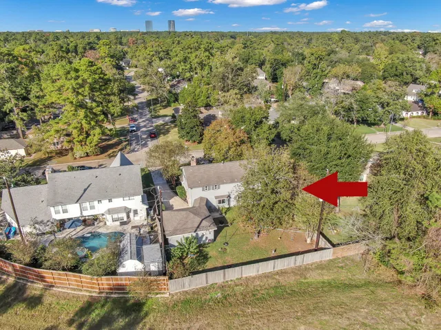 a view of houses with outdoor space