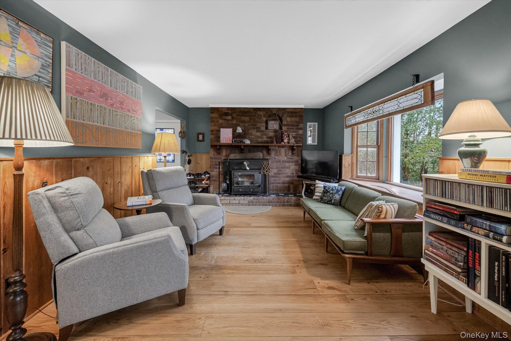 2791 Highway 9 Cold Spring, NY 10516 - Photo 6 of 47 Living room with picture window and fireplace