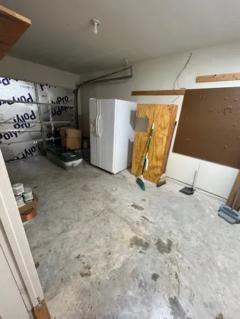 a view of garage