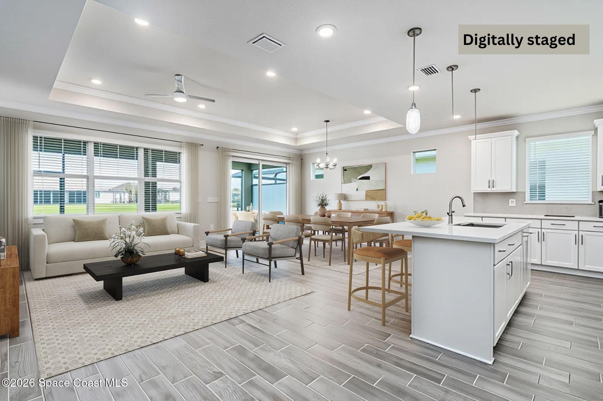 3032 Tidepool Place Melbourne, FL 32940 - Photo 12 of 67 Open Layout Kitchen & Great Room