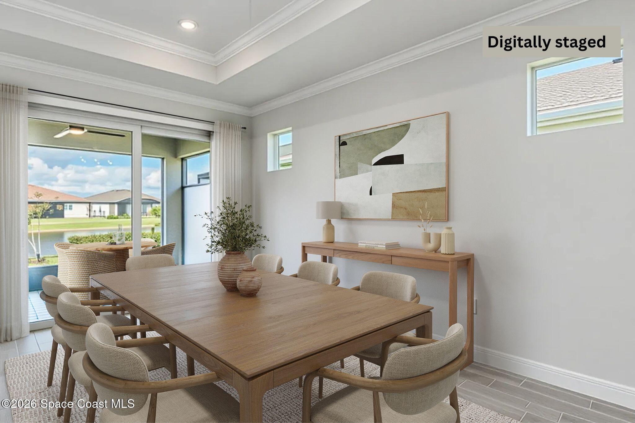 3032 Tidepool Place Melbourne, FL 32940 - Photo 17 of 67 a dining room with furniture and window