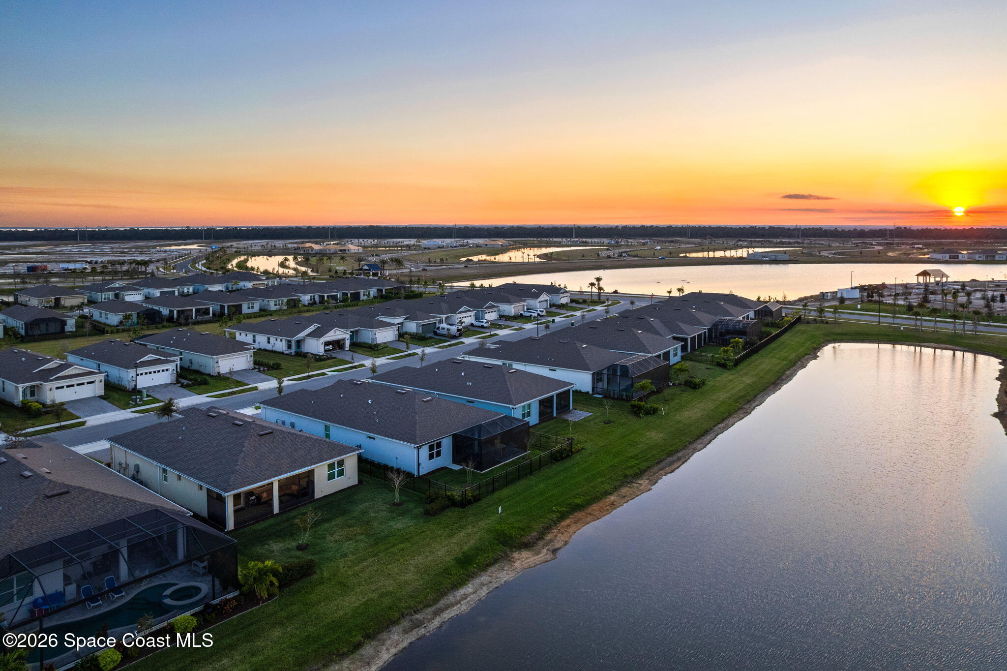 3032 Tidepool Place Melbourne, FL 32940 - Photo 36 of 67 a view of a city with ocean view