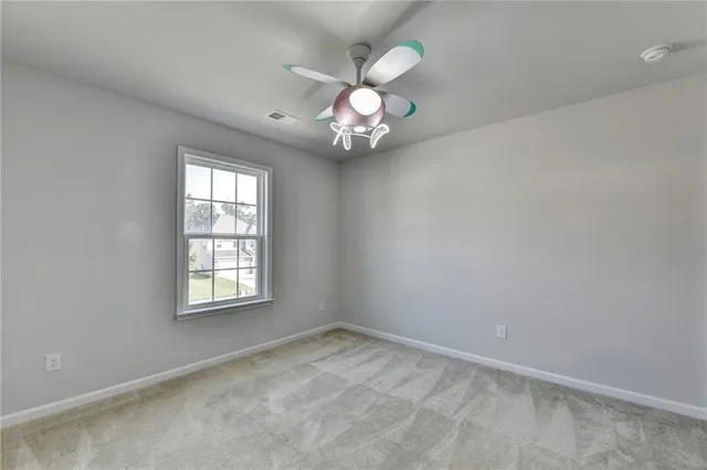 a close view of a refrigerator in kitchen
