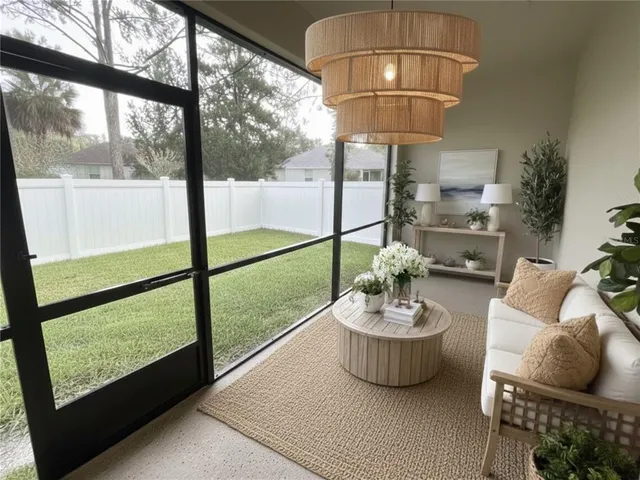 a view of a house with a garden