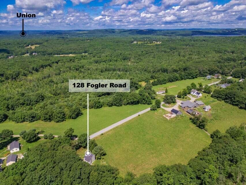 128 Fogler Road Hope, ME 04847 - Photo 36 of 36 Drone w/Notation