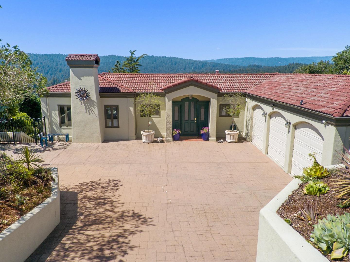 17 Kite Hill Road Santa Cruz, CA 95060 - Photo 102 of 102 a view of a white house with a outdoor space