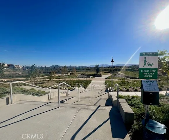 a view of a balcony with an outdoor space