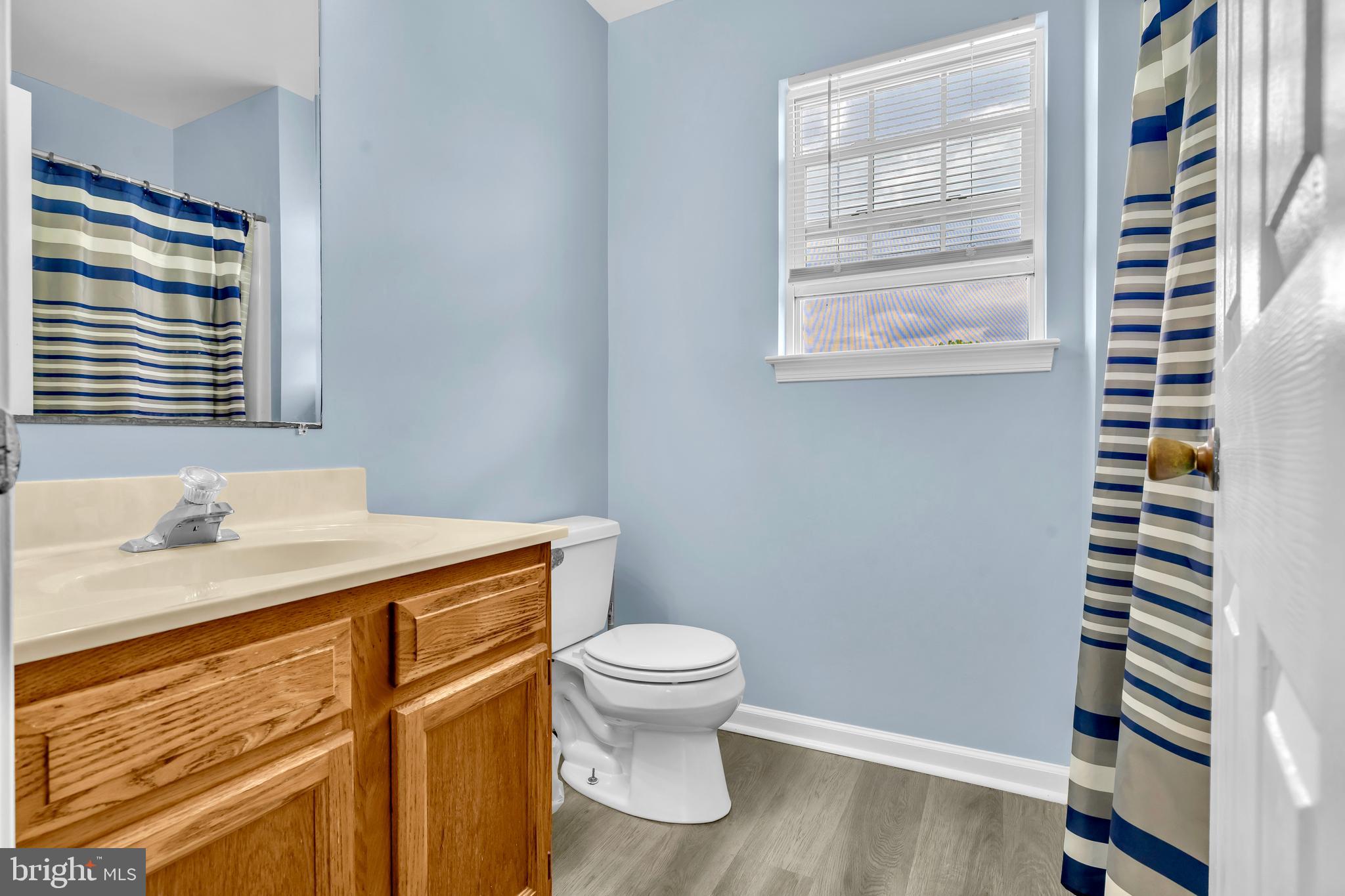 202 Maryland Avenue Ridgely, MD 21660 - Photo 8 of 18 a bathroom with a sink a toilet and a window