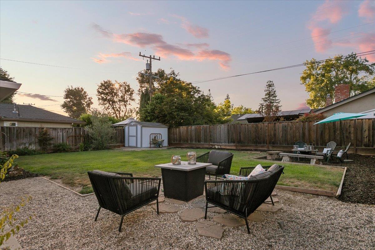 751 Eschenburg Drive Gilroy, CA 95020 - Photo 37 of 39 a backyard of a house with table and chairs
