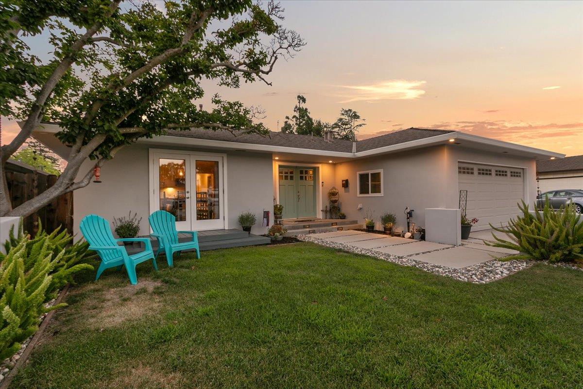 751 Eschenburg Drive Gilroy, CA 95020 - Photo 7 of 39 a view of a backyard with table and chairs and potted plants