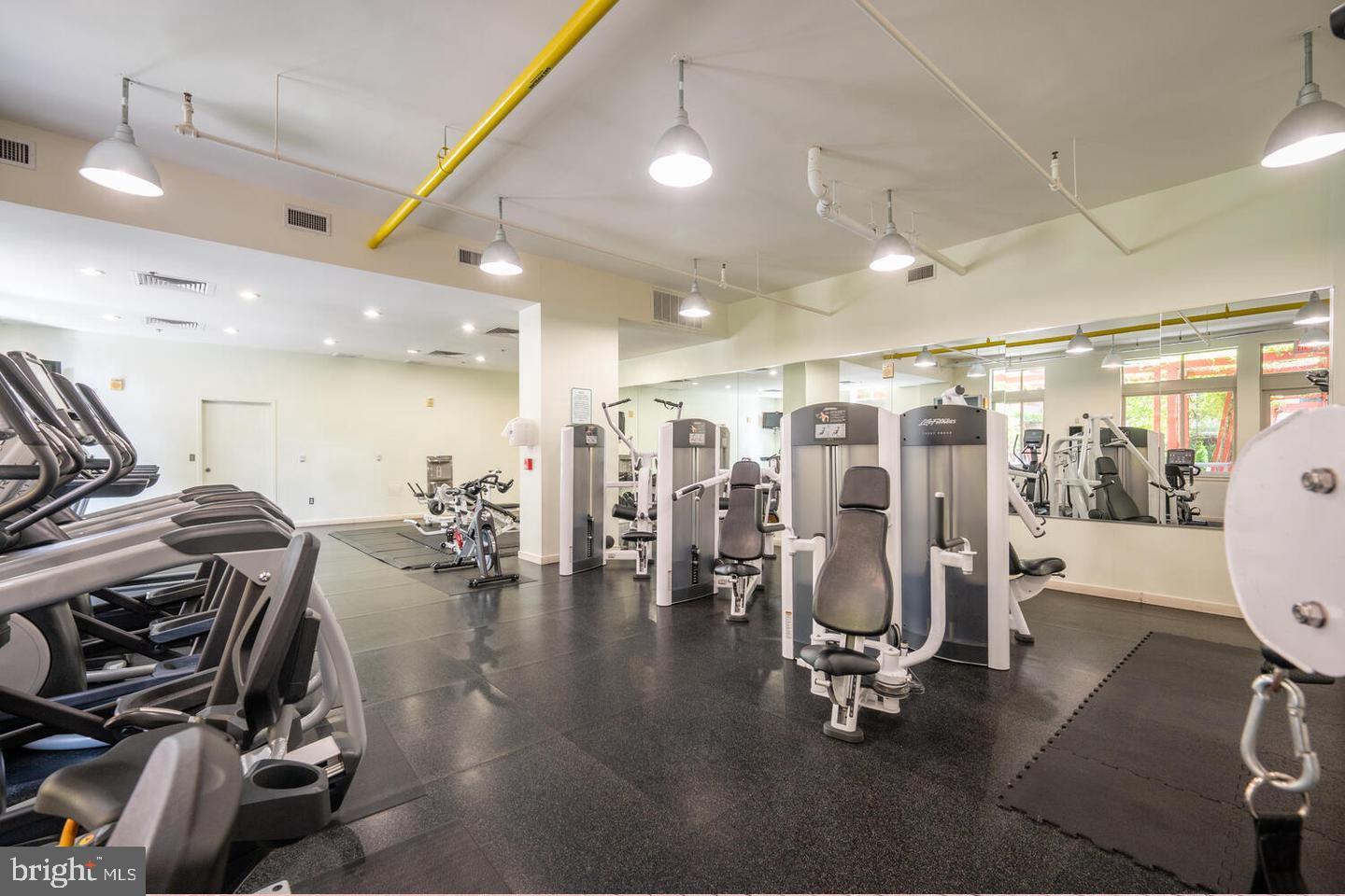 1000 New Jersey Avenue Southeast, Unit 107 Washington, DC 20003 - Photo 9 of 15 a view of a room with gym equipment