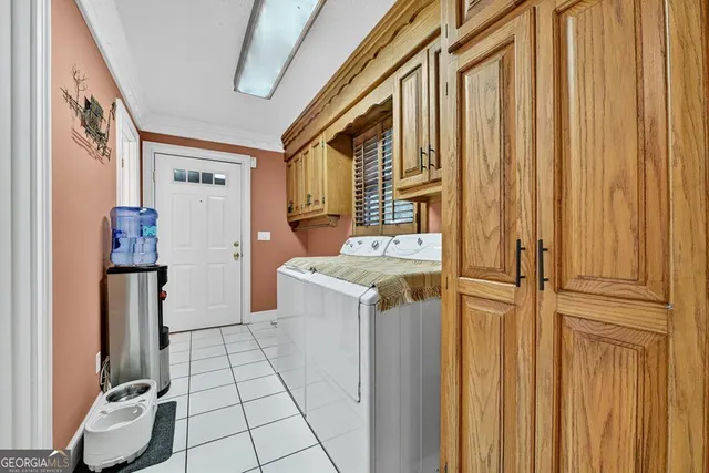 a backyard of a house with seating space