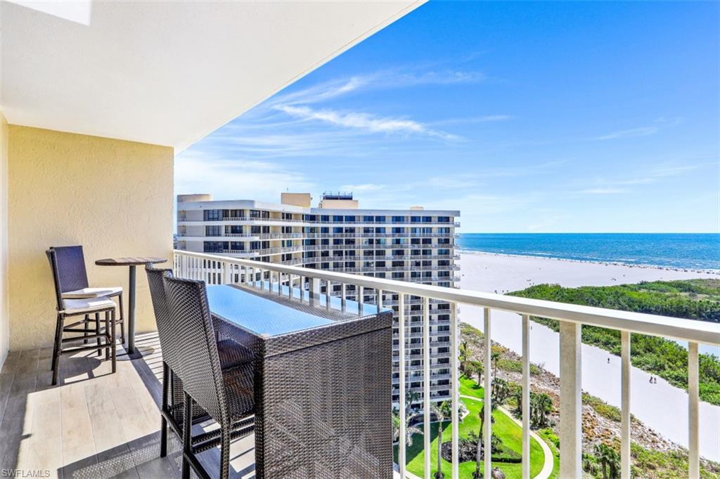 440 Seaview Court, Unit 1805 Marco Island, FL 34145 - Photo 21 of 25 a view of balcony with furniture