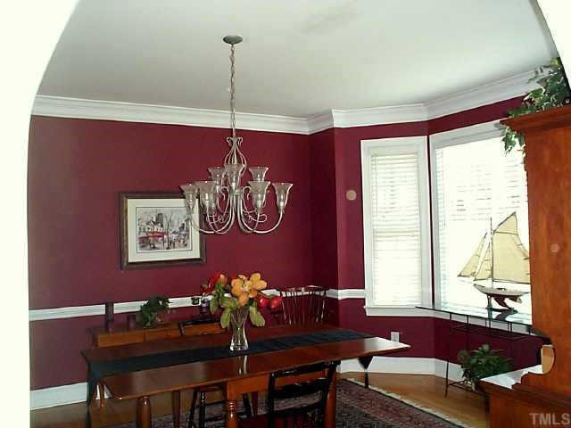 2324 Primrose Valley Court Raleigh, NC 27613 - Photo 2 of 10 Large dining room with pretty bay window. Nice arched doorway leading into the room. Crown molding throughout first floor. Other